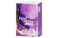 Pocket Pack Tissues - Tissue Papers - Rose Petal - On the Go Convenience - Ultra Soft